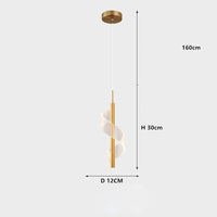 Minimalistische LED-Pendelleuchte Steal mit geschwungenem Licht