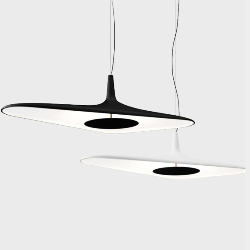 Designorientierte und minimalistische Pendelleuchte mit asymmetrischer Form Poe - vue 8 sur 13