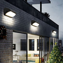 LED-Außenwandleuchte aus schwarzem Metall Hallen
