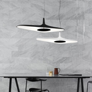 Designorientierte und minimalistische Pendelleuchte mit asymmetrischer Form Poe