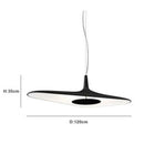 Designorientierte und minimalistische Pendelleuchte mit asymmetrischer Form Poe