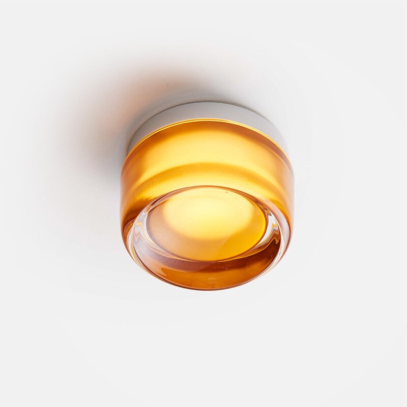 Applique murale design LED ronde en verre Indoor