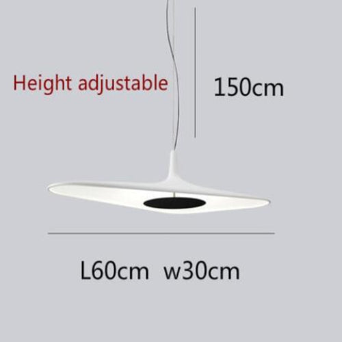 Designorientierte und minimalistische Pendelleuchte mit asymmetrischer Form Poe
