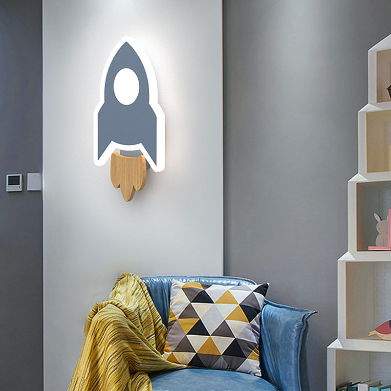 Applique murale LED avec vaisseau spatial pour enfant Bowie - vue 4 sur 7