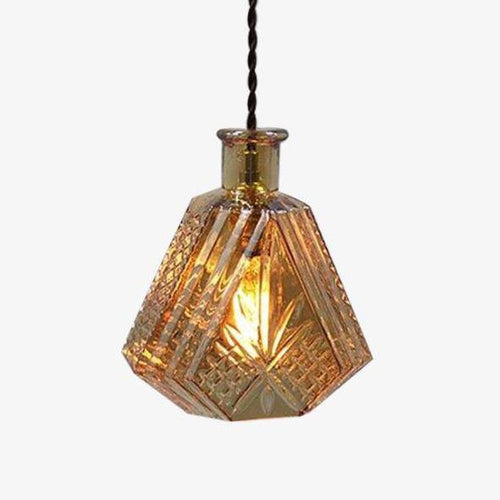 Suspension bouteilles en verre de plusieurs formes Bottle