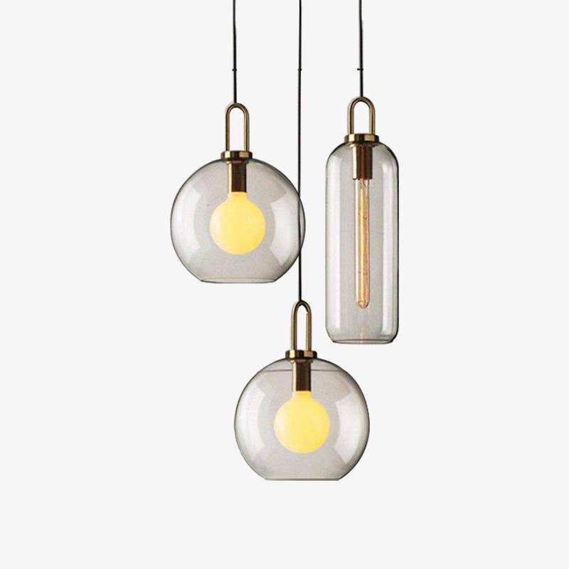 Suspension design en verre de plusieurs formes Loft - vue 2 sur 18