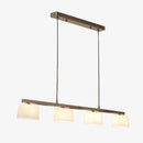 Suspension design LED avec plusieurs abat-jours blancs Coffee