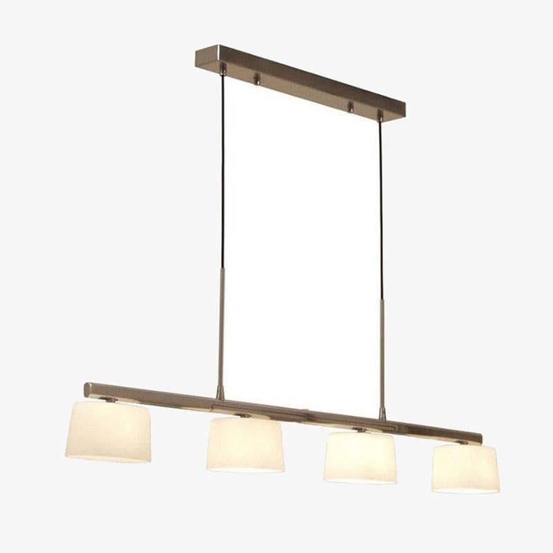 Suspension design LED avec plusieurs abat-jours blancs Coffee - vue 6 sur 5