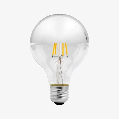 Ampoule E27 à LED G45 4W retro argenté