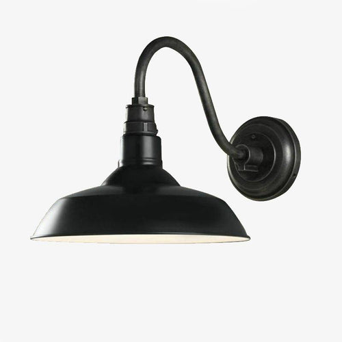 Applique extérieur LED vintage rustique (noir ou marron)