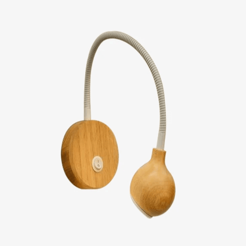 Applique murale 3W dirigeable en bois