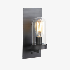 Wandleuchte aus rundem Glas American Loft