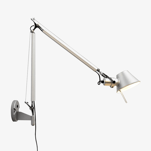 Applique murale chromé avec bras articulé aluminium Foldable