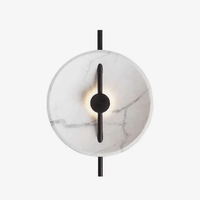 Applique murale concave en marbre à LED Tripot