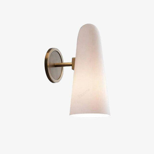 Applique murale design à LED avec abat-jour conique arrondi Coffee