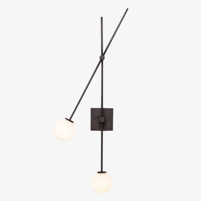 Applique murale design LED branches croisées Fixture
