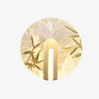 Applique murale design LED style asiatique en verre Yuaming