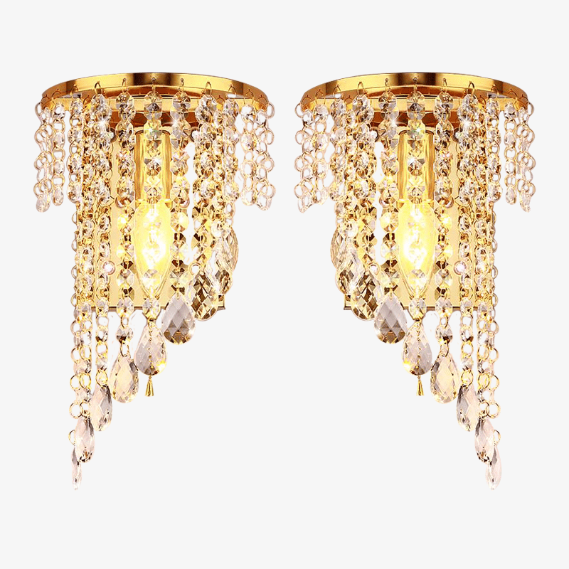 Applique murale LED en cristal Sconce