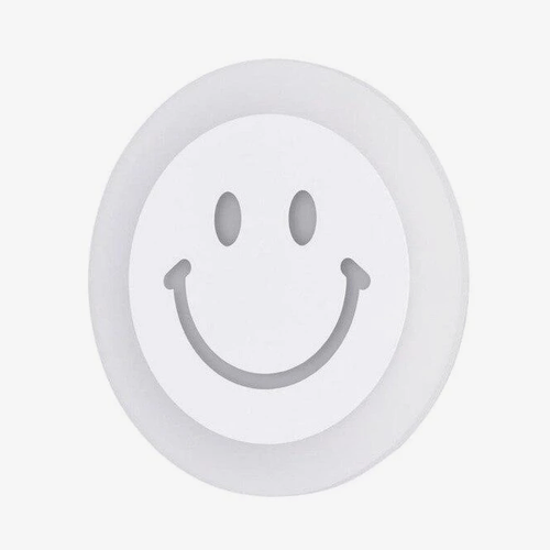 Applique murale LED smiley moderne