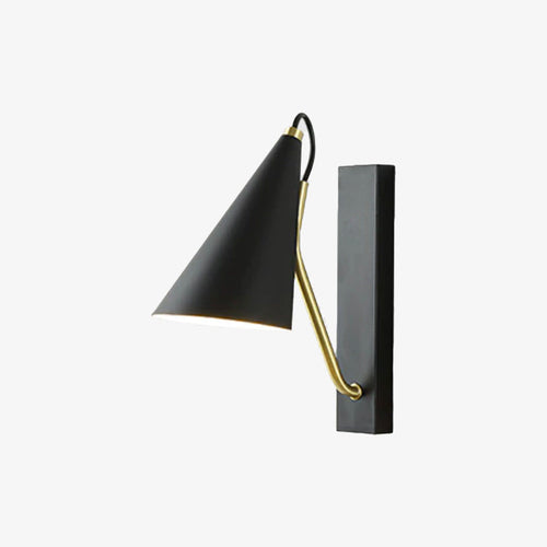 Applique murale moderne LED abat-jour conique Aina