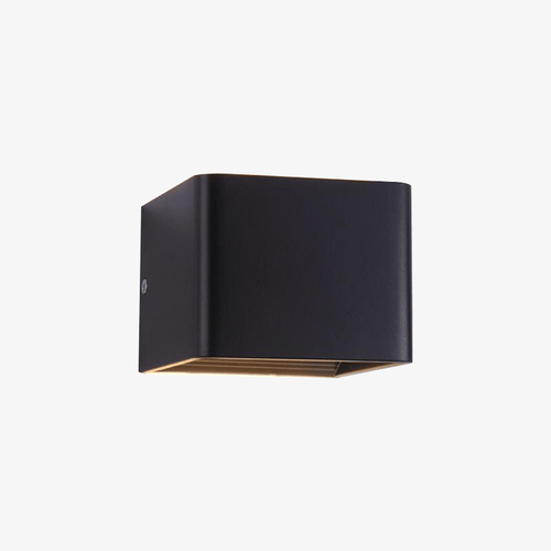 Applique murale moderne LED avec cube métal coloré