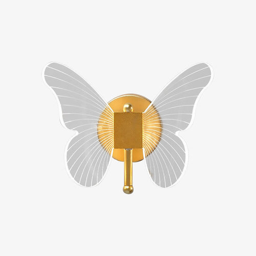 Applique murale moderne LED en forme de papillon Fairya