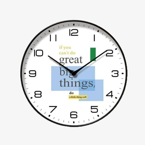 Horloge murale ronde moderne style Factory B