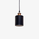 Suspension design à LED avec abat-jour cylindre en métal Loft