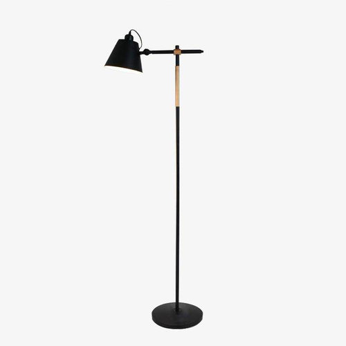 Lampadaire en bois et métal design ajustable Floor