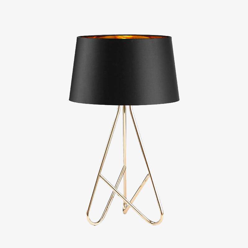 Lampe à poser design avec abat-jour et pieds chromés Novelty