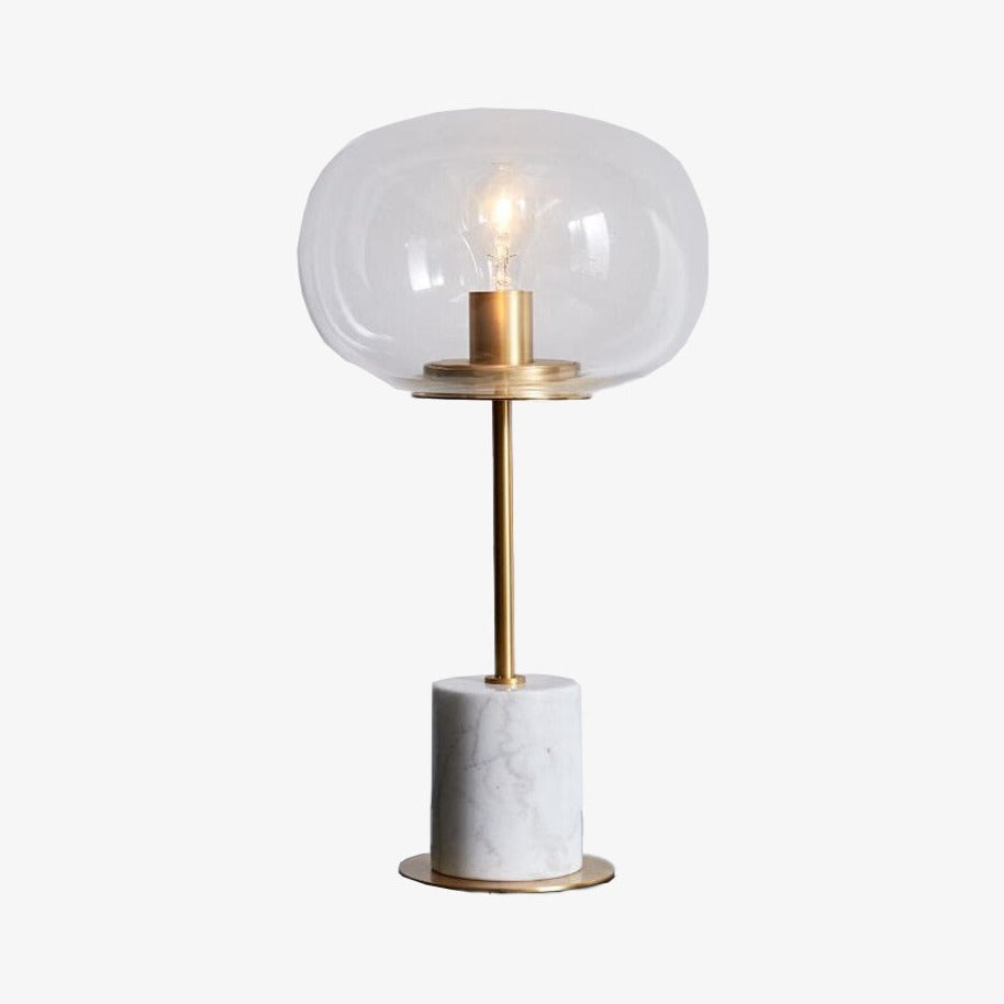 Lampe à poser design avec socle en marbre Bess