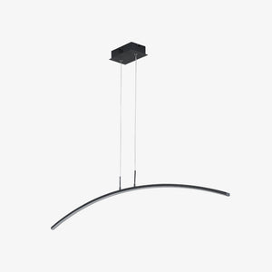 Moderner LED-Kronleuchter mit Kreisbogen-Design