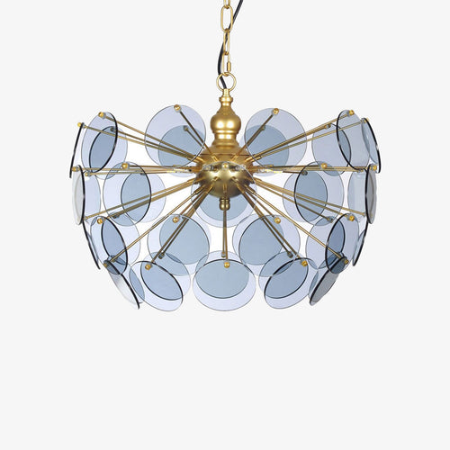 Lustre moderne en forme de dent de lion en verre Nahia