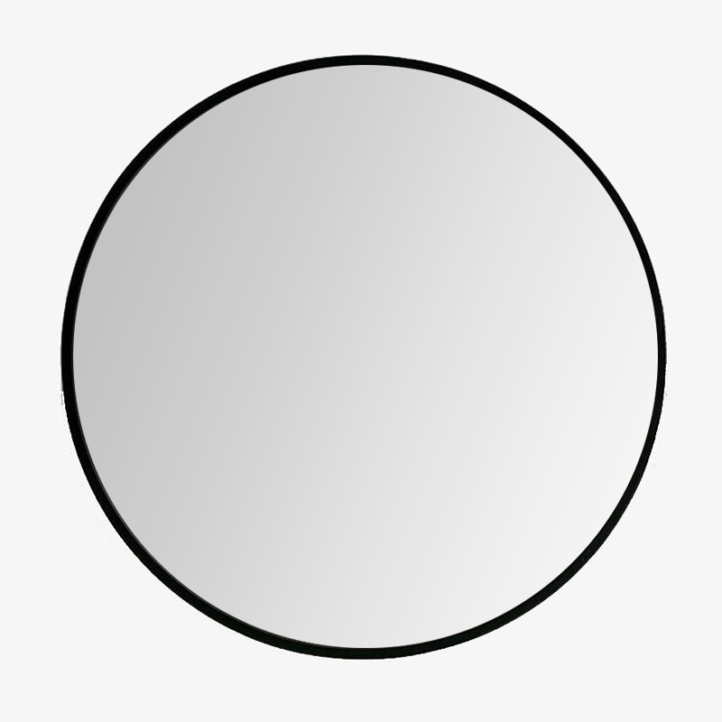 Miroir mural rond noir Chinese