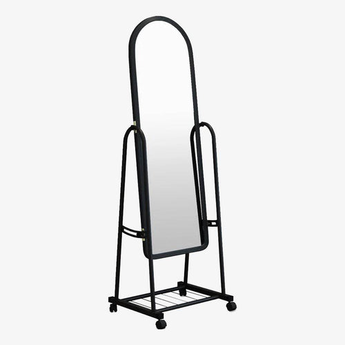 Miroir sur pied avec roulette Dressing