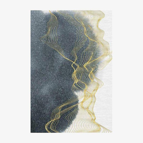 Tapis rectangle design au style abstrait Oxavo M