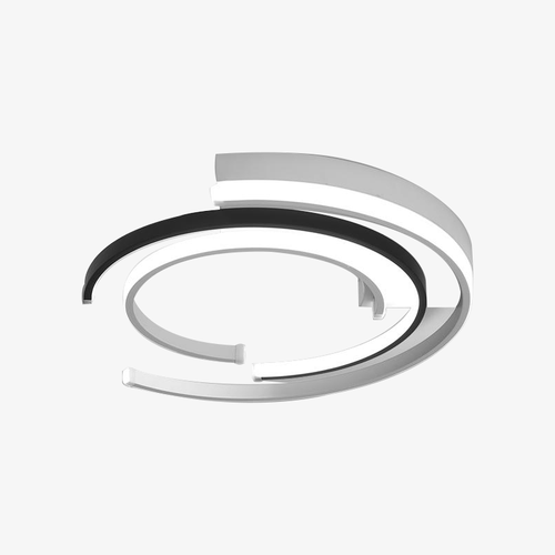 Plafonnier LED moderne en arc de cercles