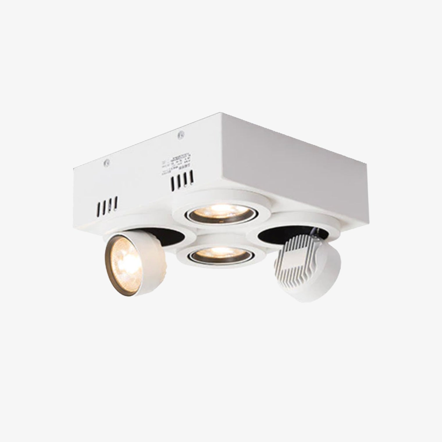 Plafonnier moderne LED amovible et réglable Montaine