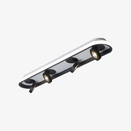 Plafonnier moderne LED ovale avec angle rotatif Charly