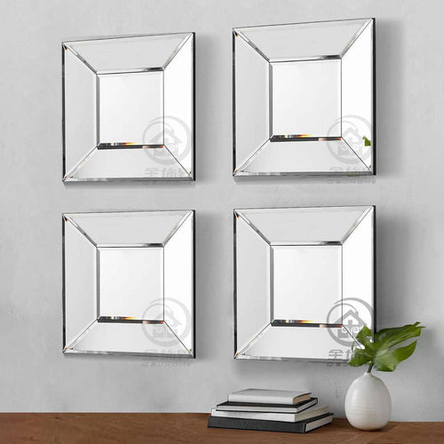 Miroir mural carré design 3D Creative