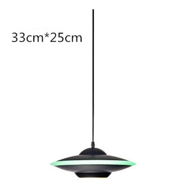 Suspension LED soucoupe volante colorée