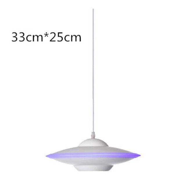 Suspension LED soucoupe volante colorée - vue 10 sur 14