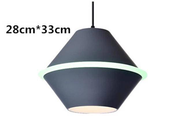 Suspension LED soucoupe volante colorée