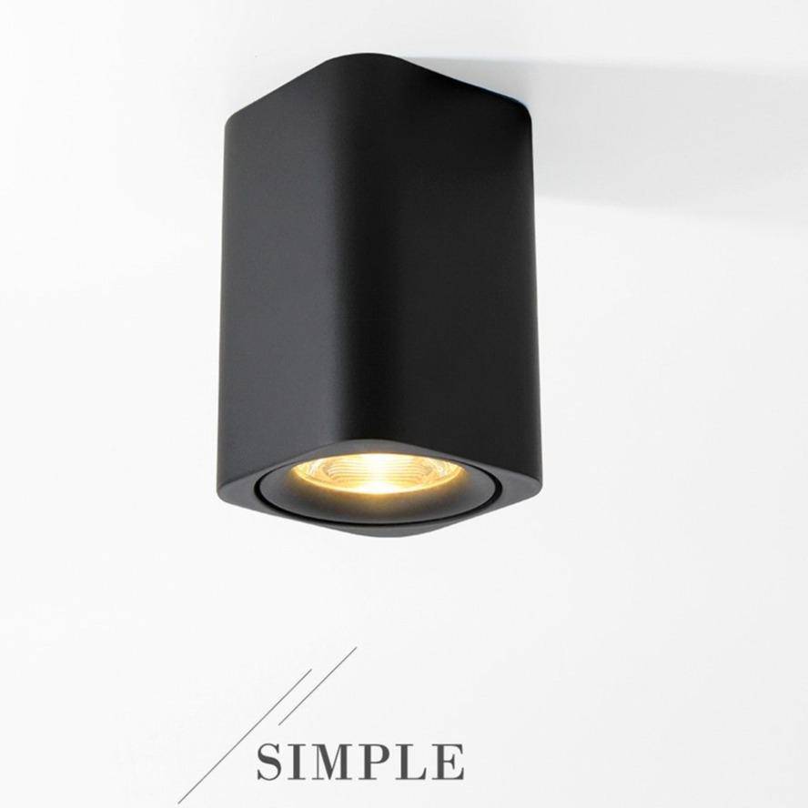 Spot moderne LED en cube Loft - vue 5 sur 6