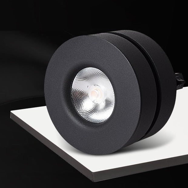 Spot moderne LED ronde et rotatif à 355° Manuel - vue 4 sur 5