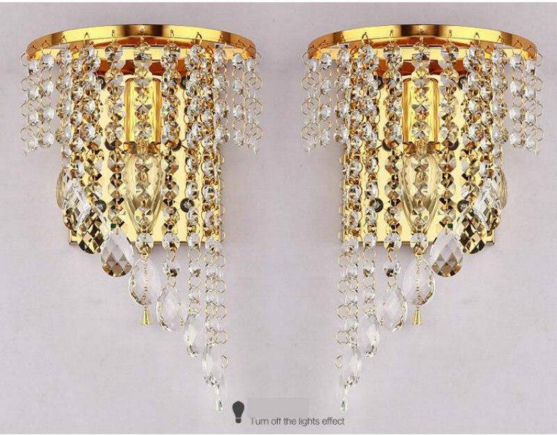 Applique murale LED en cristal Sconce