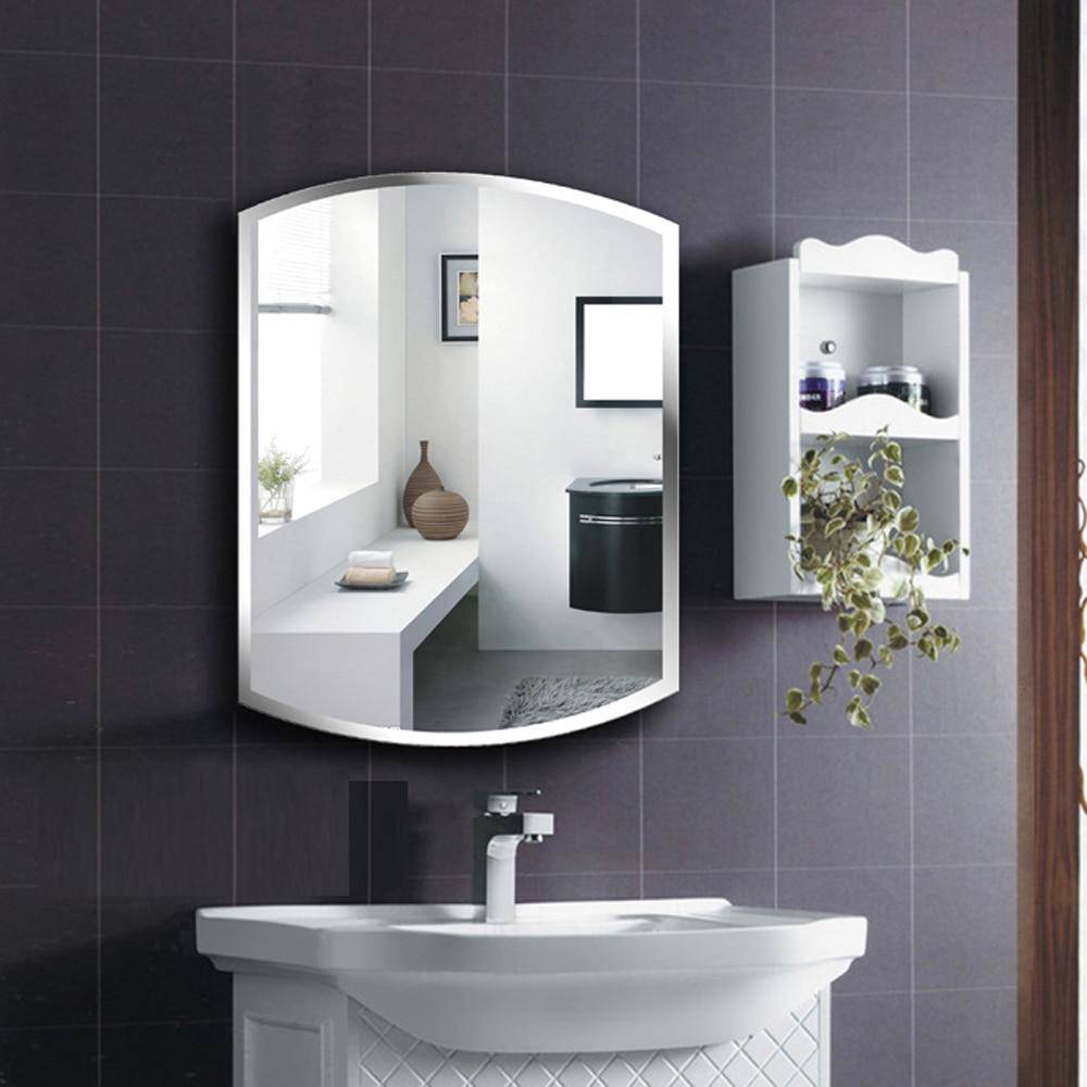 Miroir mural rectangulaire arrondi Living - vue 4 sur 5