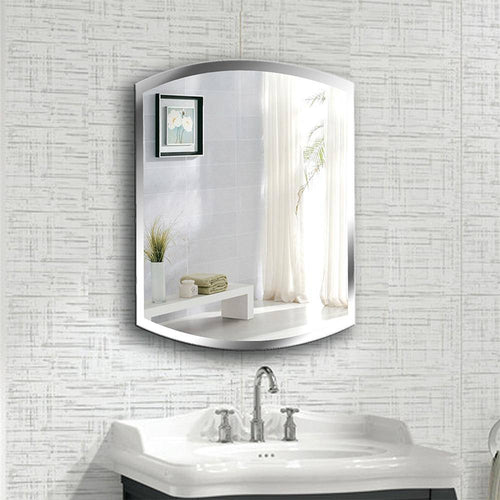 Miroir mural rectangulaire arrondi Living