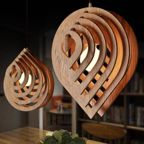 Suspension 3D en bois Nordic