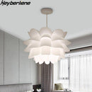 Suspension LED fleur blanche Room